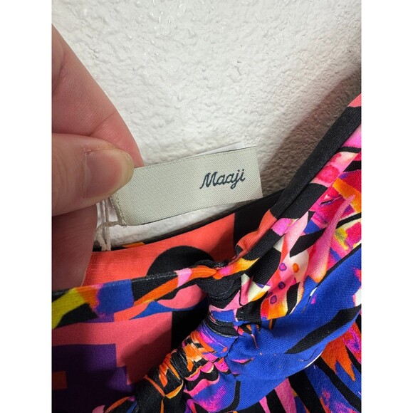 Maaji Small Reversible Katy Swimsuit One Piece Cut Out Tropical Multicolor NWT - Picture 14 of 16